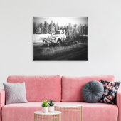 Toile Lune sur rouille par djoneill (Insitu(Salon))