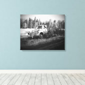 Toile Lune sur rouille par djoneill (Insitu (Plancher de Bois))