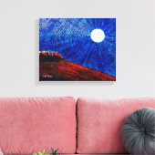 Toile Lune vibrante (Insitu(Salon))