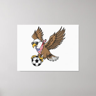 Toile Lunettes de soleil aigle de football USA cool vint