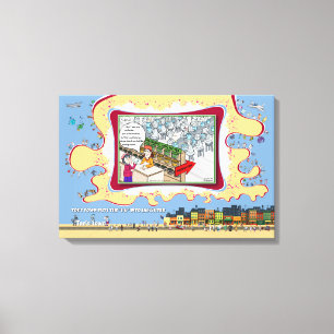 Toile Lung Butter Nouvel emploi 24x16