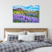 Toile Lupines paysannes d'Islande en fleurs (Insitu(Chambre))