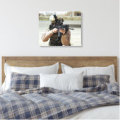 Toile L'US Air Force Airman assure la sécurité (Insitu(Chambre))
