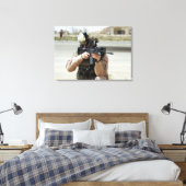 Toile L'US Air Force Airman assure la sécurité (Insitu(Chambre))