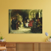Toile Luther prêche en utilisant sa traduction biblique (Insitu(Salon))