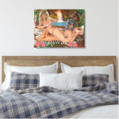 TOILE LUTTE À LA DEMIÈRE DE JUNGLE 2 (Insitu(Chambre))