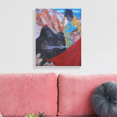 Toile Lutte contre les taureaux (Insitu(Salon))