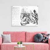 Toile Lutte entre les Républicains et le Parlement (Insitu(Salon))