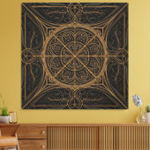 Toile Luxe Géométrique (Insitu(Salon))