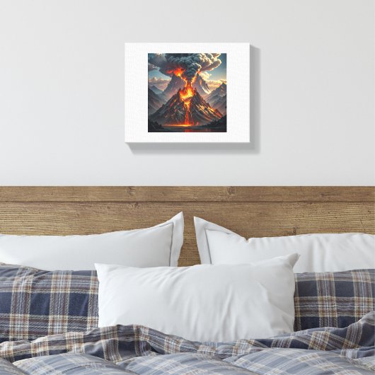 Toile Luxe Infini : Boucles colorées (Insitu(Chambre))