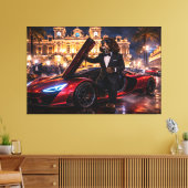 Toile Luxury Cockapoo Wall Art – Monaco High Life (Insitu(Salon))