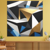 Toile Luxury Geometric Prism (Insitu(Salon))