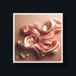 Toile Luxury Rose Gold Silk Flow - Elegant Liquid Satin<br><div class="desc">A stunning abstract representation of flowing silk in a sophisticated rose gold and blush palette. Featuring graceful,  fluid folds with a soft metallic shimmer,  this piece captures the essence of high-end textile art. Ideal for creating a romantic and serene atmosphere in bedrooms,  luxury dressing rooms,  or modern minimalist interiors.</div>