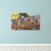 Toile Lynchburg, Virginie - Scènes de grandes lettres (Insitu (Plancher de Bois))