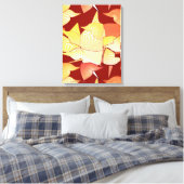 Toile "Lys Aliens" Abstrait - Rouille et or (Insitu(Chambre))