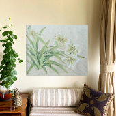 Toile Lys blanc