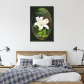 Toile Lys blanc crépusculaire (Insitu(Chambre))