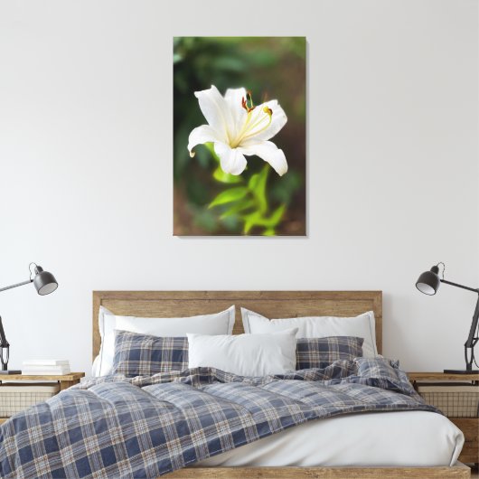 Toile Lys blanc crépusculaire (Insitu(Chambre))