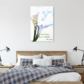 Toile Lys Calla blanc en aquarelles (Insitu(Chambre))