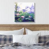 Toile Lys d'eau inspirés par Monet (Insitu(Chambre))