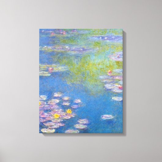 Toile Lys d'eau jaune Monet (Recto)