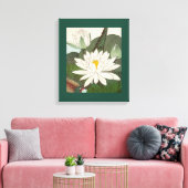 Toile Lys d'eau vintages japonais (Insitu(Salon))