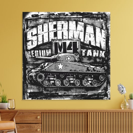 Toile M4 Sherman (Insitu(Salon))