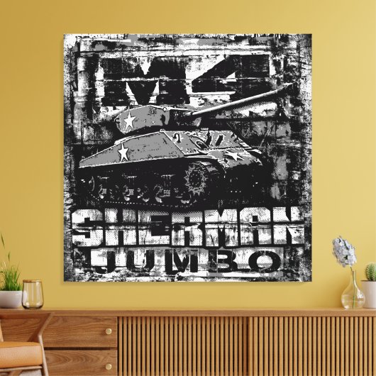 Toile M4 Sherman Jumbo (Insitu(Salon))