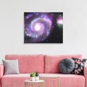 Toile M51 Whirlpool Galaxy : Une beauté classique (Insitu(Salon))