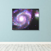 Toile M51 Whirlpool Galaxy : Une beauté classique (Insitu (Plancher de Bois))