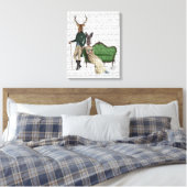 Toile M. Deer et Mme Rabbit (Insitu(Chambre))