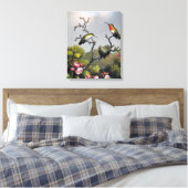 Toile M. J. HEADE - Ruby Throat, de l'Amérique du Nord ( (Insitu(Chambre))
