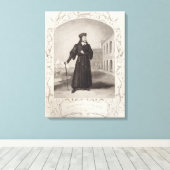 Toile M. Macready comme Shylock, Acte I Scène 3, dans "T (Insitu (Plancher de Bois))