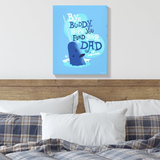 Toile M. Narwhal | Par Buddy, J'Espère Que Vous Trouvere (Insitu(Chambre))