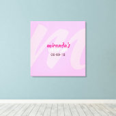 Toile M PREMIÈRE COLLECTION Bat mitzvah Carte d'entrée (Insitu (Plancher de Bois))