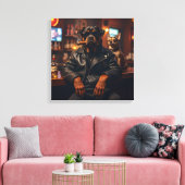 Toile M. Rottie Cool avec Cigar (Insitu(Salon))