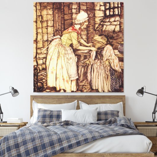 Toile M. Toad s'habille par Arthur Rackham (Insitu(Chambre))