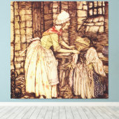 Toile M. Toad s'habille par Arthur Rackham (Insitu (Plancher de Bois))
