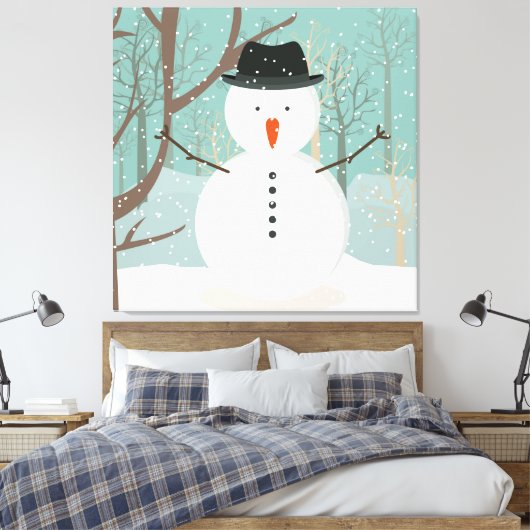 Toile M. Winter Snowman (Insitu(Chambre))
