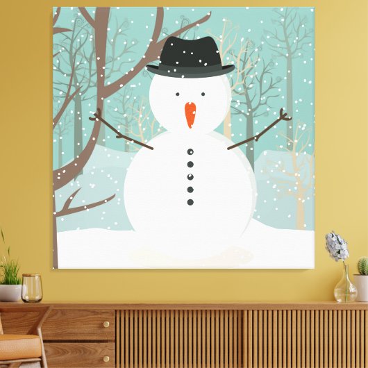 Toile M. Winter Snowman (Insitu(Salon))