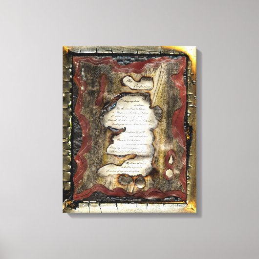 Toile Ma confession (Recto)