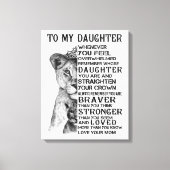 Toile Ma fille (Recto)