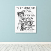 Toile Ma fille (Insitu (Plancher de Bois))