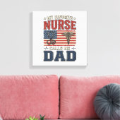 Toile Ma infirmière préférée m'appelle papa conception d (Insitu(Salon))