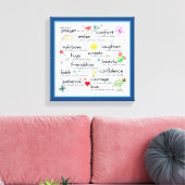 Toile Ma Prière Pour Vous Bénédictions (Insitu(Salon))