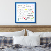 Toile Ma Prière Pour Vous Bénédictions (Insitu(Chambre))