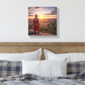 Toile Maasai artwork canvas (Insitu(Chambre))