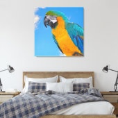 Toile Macao bleu et jaune (Insitu(Chambre))