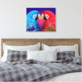 Toile Macao ou perroquet coloré clair (Insitu(Chambre))