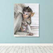 Toile Macaque singe (Insitu (Plancher de Bois))
